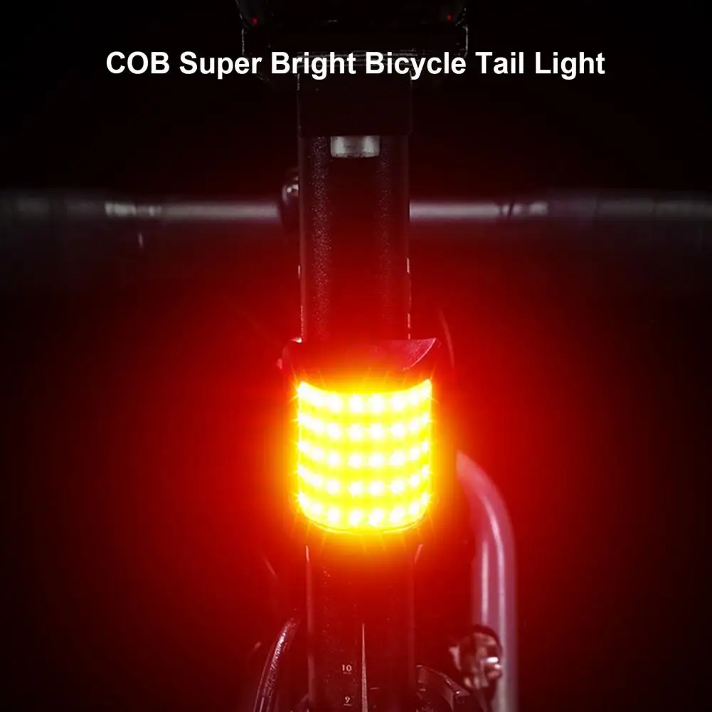 

Велосипедный хвост, задний фонарь, портативный Водонепроницаемый ABS COB Супер яркий задний фонарь для велосипеда, задний фонарь