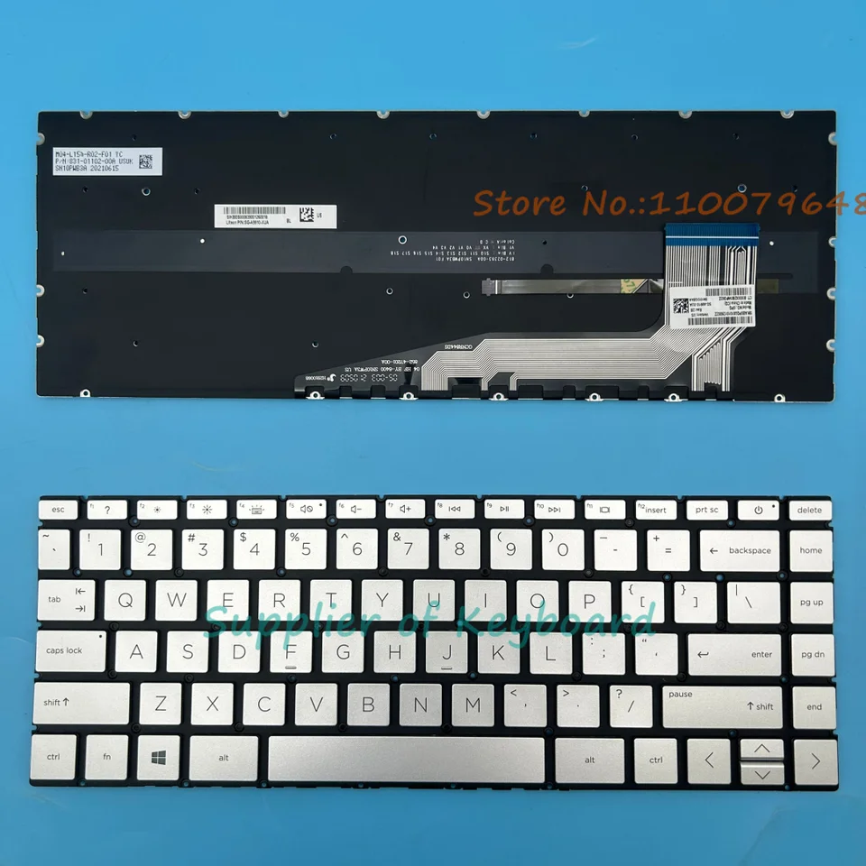 Clavier AZERTY Français Original HP - Pour Pavilion 13-an0025nf, 13-an0027nf, 13-an0029nf - Neuf
