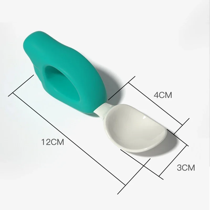 Baby Spoon Fork Learn To Eat Training 1-2 Years Old To Eat Baby Child Chopsticks Set Complementary Food Fork Plastic Tableware 5