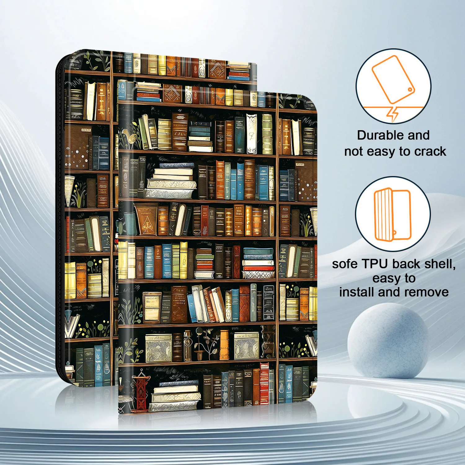 Stylish Tablet Cover with Pen Holder and Stand Feature