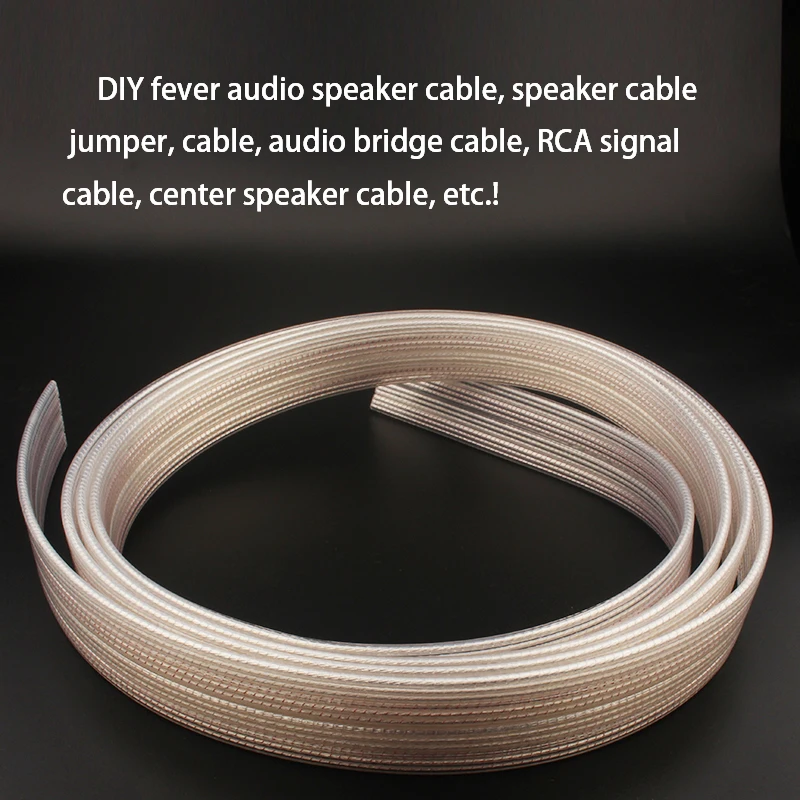 Hifi Valhalla Speaker Cable Scatter Wire Occ Cavi Audio Fai-Da-Te Placcati Argento