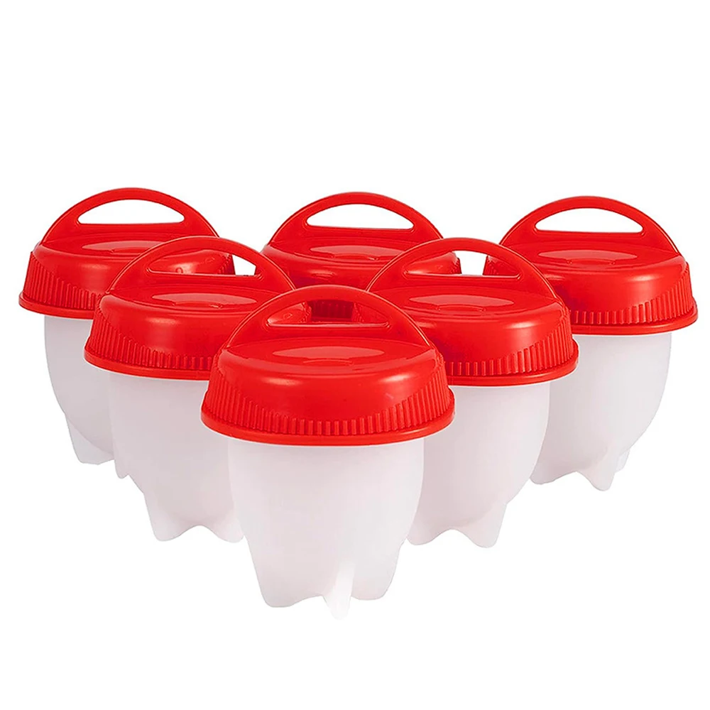 Egg poacher 3pcs Silicone egg poacher Non-stick Boiled eggs cup Kitchen egg cooker Poachers Steamed egglettes Cooking accessories