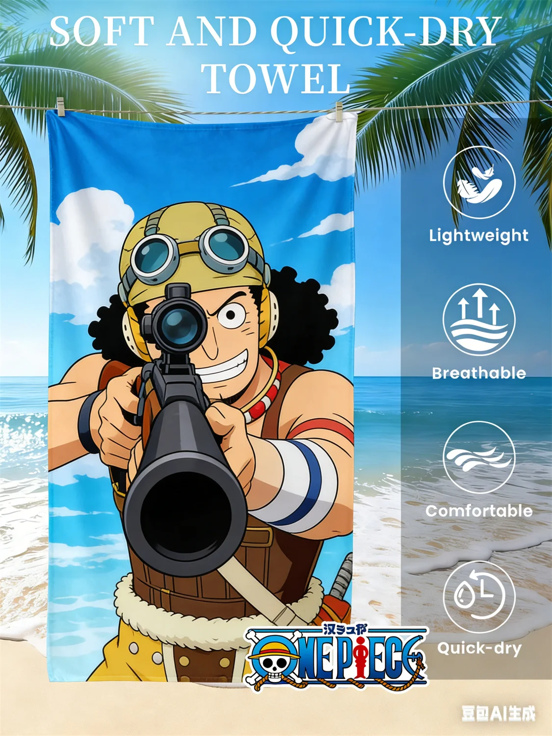 One Piece Pirate Themed PTTT0704 Beach Towel 7 - One Piece Store S14f9ea092af1400c9f1d2209fd446c9eb - One Piece Store