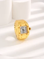 Mini montre Vintage avec bague ronde et créative, à Quartz, à la mode, pour Couple, accessoires 6
