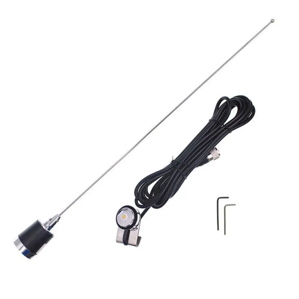 NMO Antenna SDN1 Dual Band 2.5/5.0 dBi High Gain Antenna with Feeder Cable For ANYTONE AT-778UV AT-779UV Car Two Way Radio