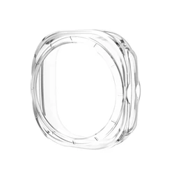 Glass+Case Full Cover TPU Anti-Drop and Waterproof Protector for Watch 7 40mm (Transparent)