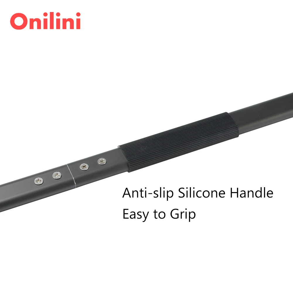 Onilini 7/8/9 inch Pizza Turning Peel Hard Anodized 50 inch Long Handle Pizzas Shovel Almuinum Alloy Pizza Shovel Commercial Use
