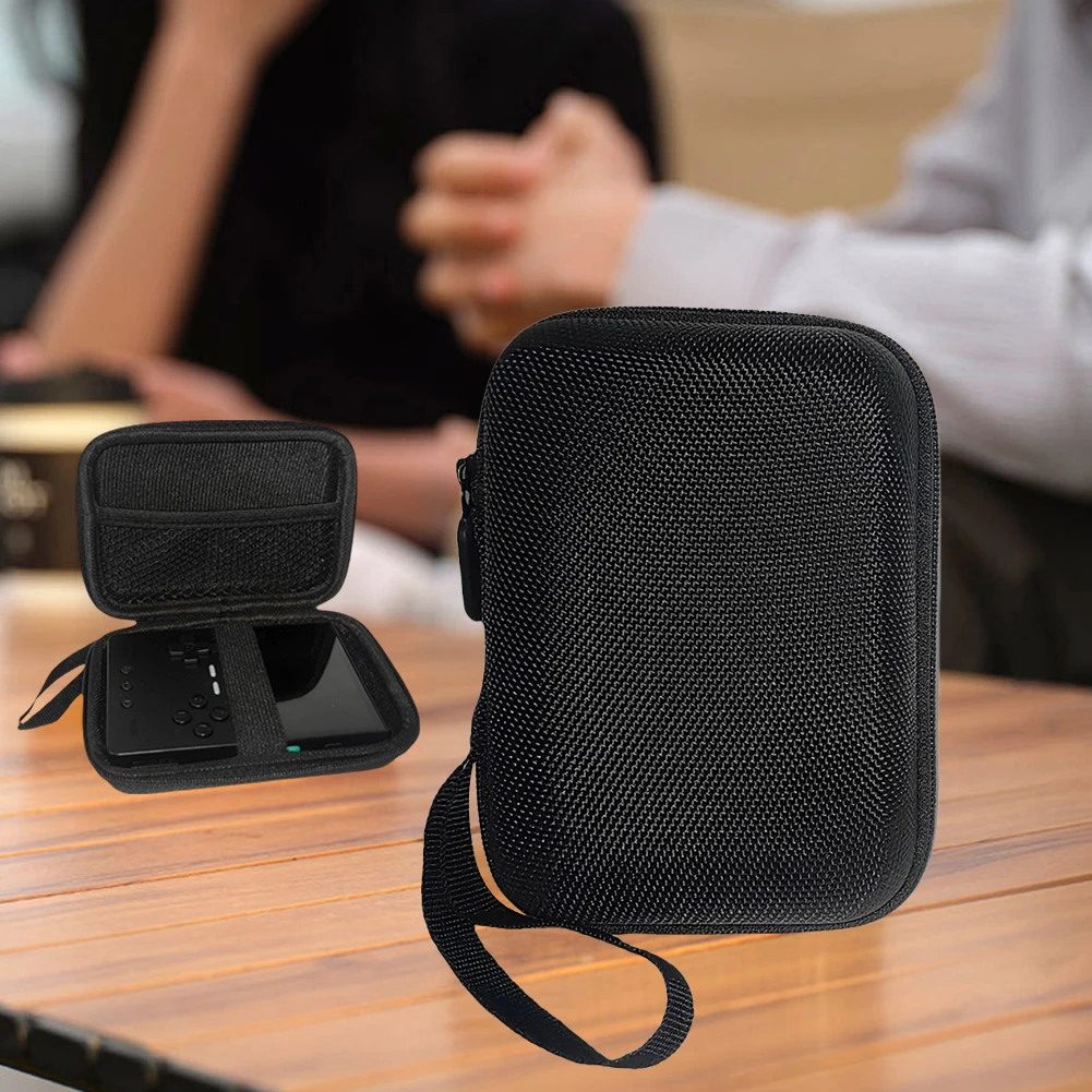 Carrying Case Anti-scratch Travel Carry Bag with Mesh Bag Game Console Case Storage Bag for Trimui Brick Handheld Game Console