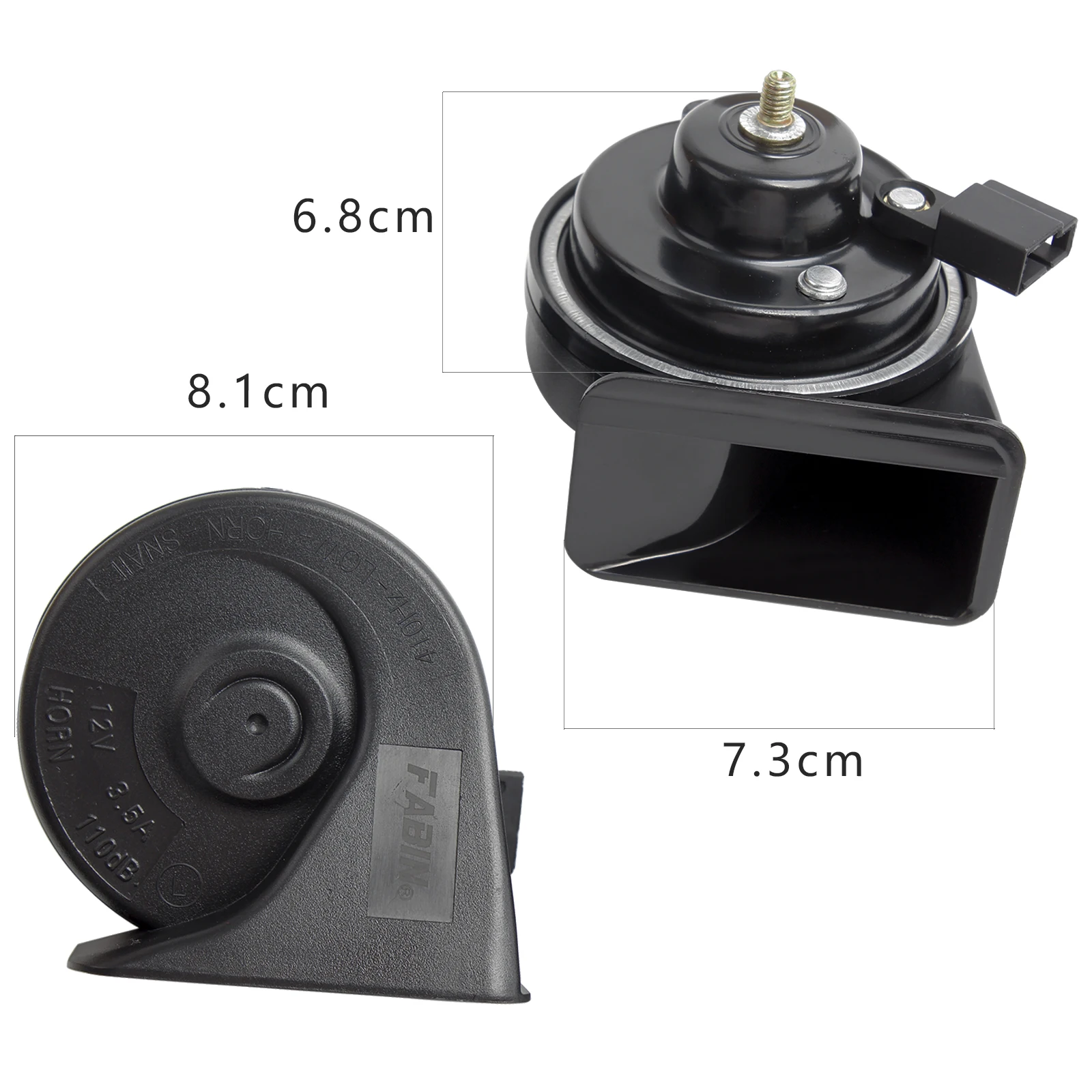 Car Horn Adapter Pigtail Socket Two Special Line Horn Wiring Harness Male Plug Snail Socket Conversion FARBIN Toyota