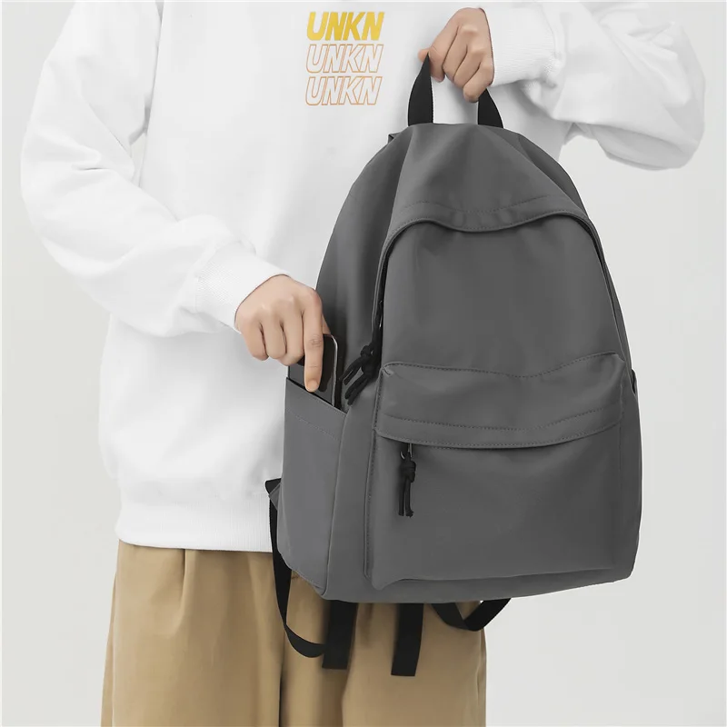 Simple Pattern Woman School Backpack Man College Student Travel Rucksack A4 Book Schoolbag For Teenage Girl Boy