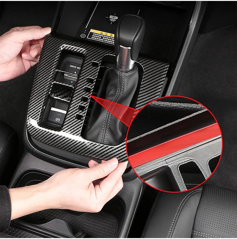 Für Honda CR-V 6th Gen 2023 2024 2025 CRV Hybrid ABS Carbon Auto Getriebe Shift Panel Abdeckung Trim Aufkleber dekoration Zubehör – Detail 12