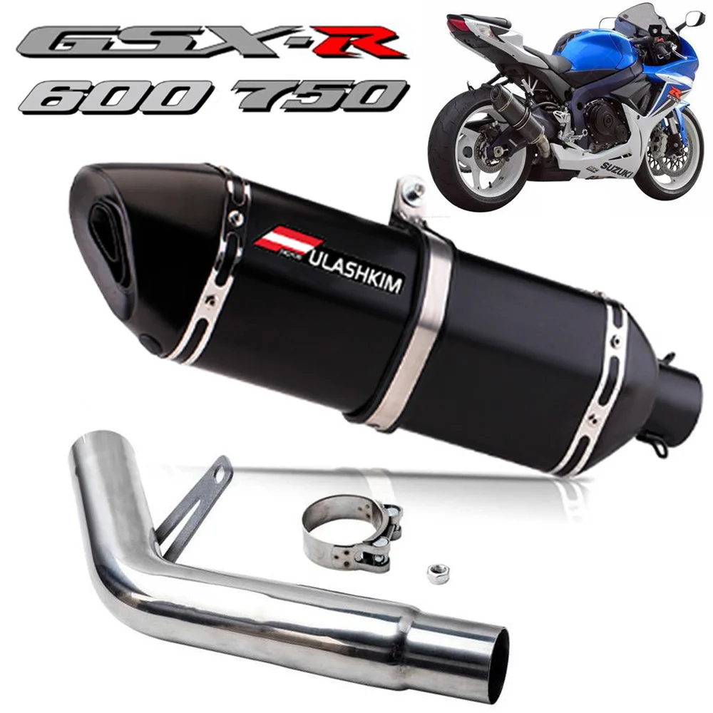 Slip On Scarico Per Suzuki Gsx-R600 Gsxr 600 Gsx-R 750 Gsxr 750 K8-K10 Silenziatore Moto Carbon Exhaust Gsx-R600 Gsxr 750