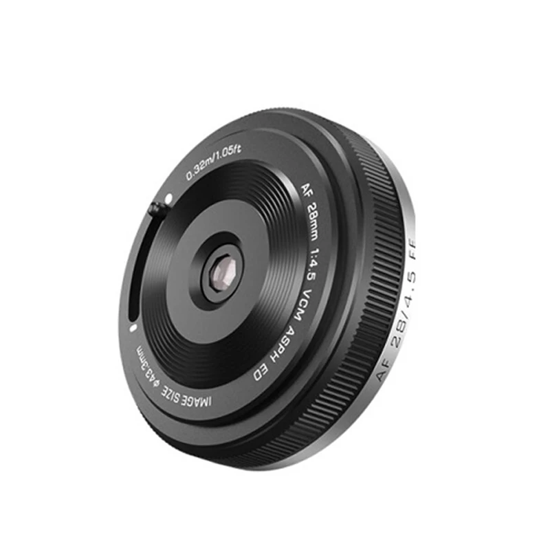 Lente de cámara Viltrox AF 28mm F4.5, lente de enfoque automático de marco completo para cámaras Sony E Fujifilm Fuji X XF Nikon Z Series