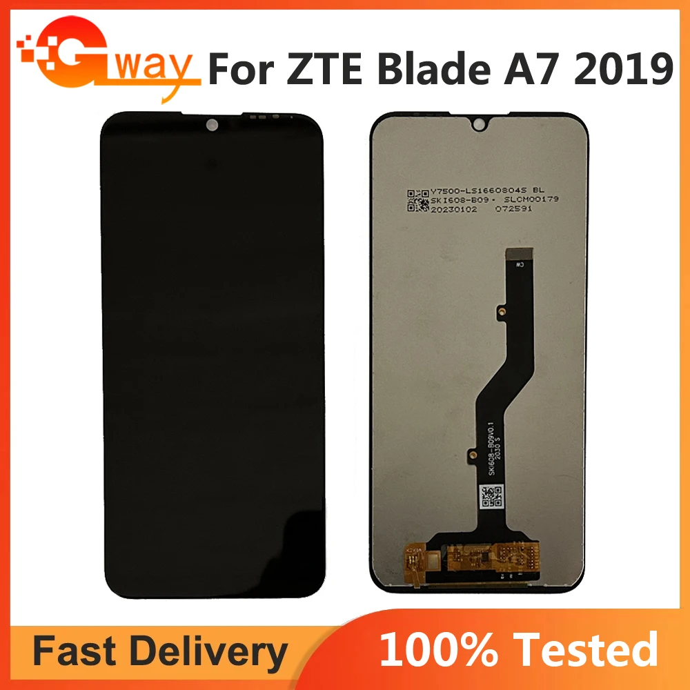 

6.09" Tested For ZTE Blade A7 2019 LCD Display Touch Screen Digitizer Assembly For ZTE A7 A7000 LCD Replacement Sensor Display