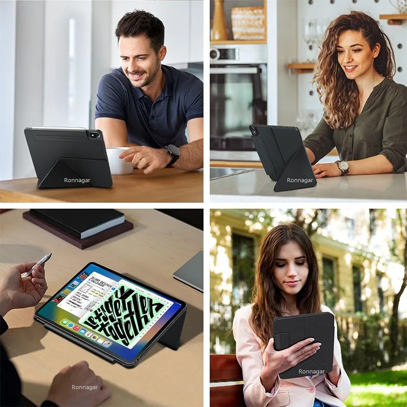 Magnetic Detachable Cover for iPad - 13 Inch, Sleek and Durable Design
