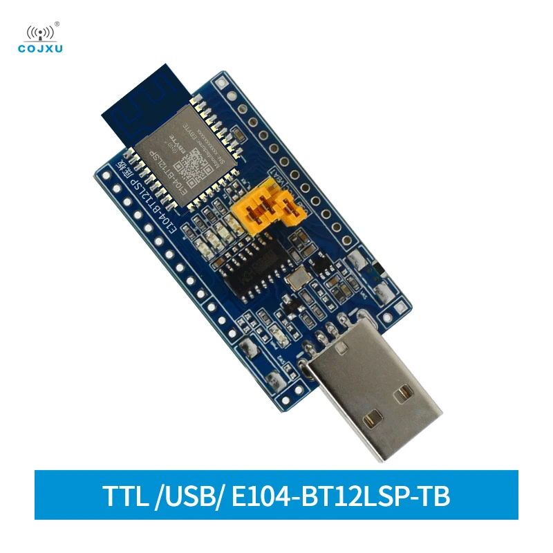 2.4GHz TLSR8253F512 Chip Blutooth Test Kit Sig Mesh V1.0 Networking Module SMD USB Low Power Consumption E104-BT12LSP-TB pzem 004t ac 100a digital ammeter watt power volt ampere current tester module voltage and current test module for arduino