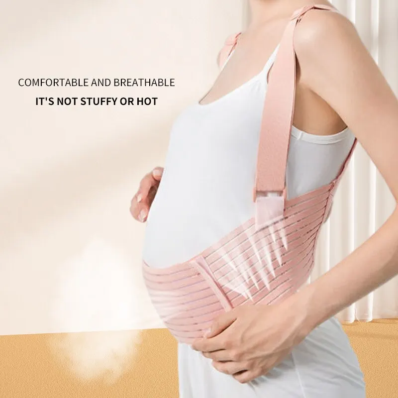 Prenatal Abdominal Support Belt for Pregnant Women Summer Breathable Support Belt Waist Abdominal 1 PCS