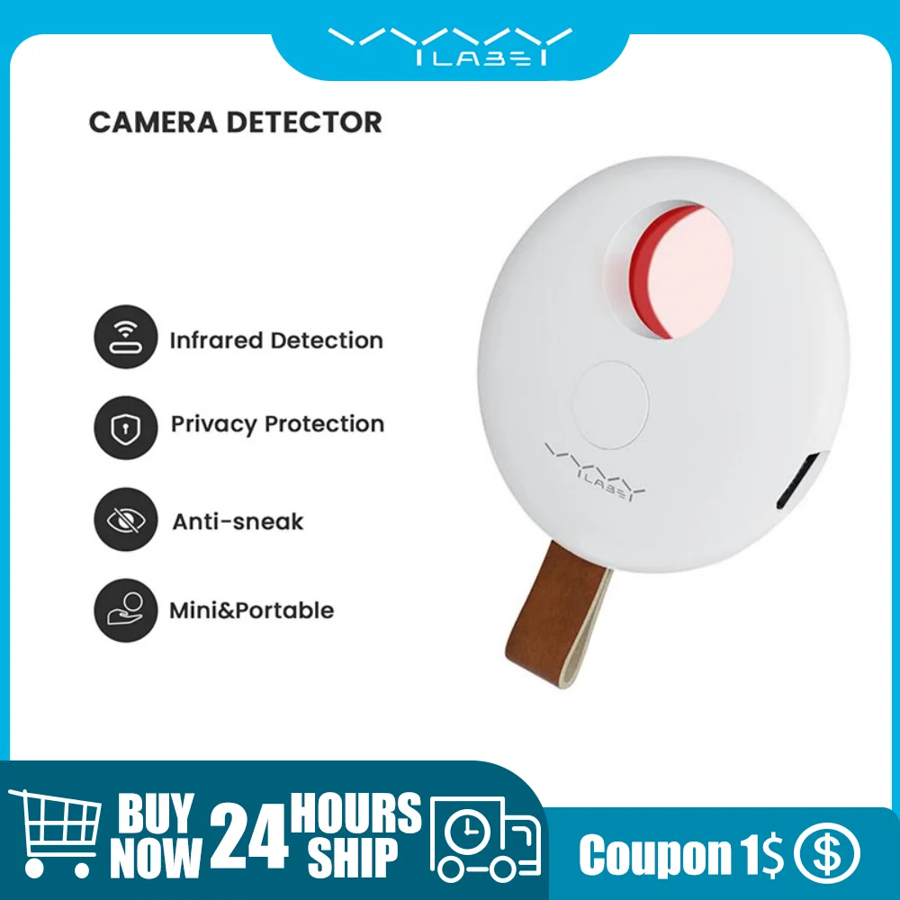 Vyvylabs Mini Camera Detector Hidden Portable Pinhole Lens Detect Anti-Peeping Protection spy gadgets professional gadget