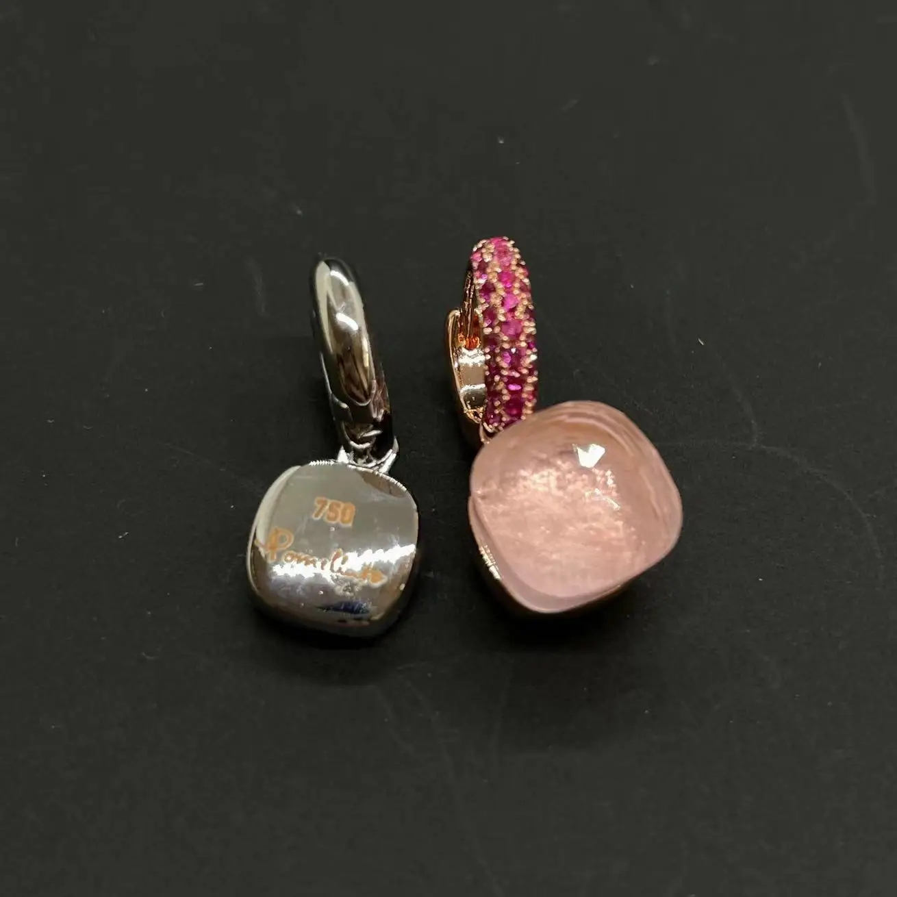 Classic Candy Color Earrings Inlay Red Zircon 32Colors Crystal Earrings Gold Plated Fashion Jewelry Earrings For Women