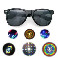 Diffractive Optical Fireworks Glasses Special Effect Sunglasses Dance Light Show Female Glasses Star Football Dollar Heart Shape 1