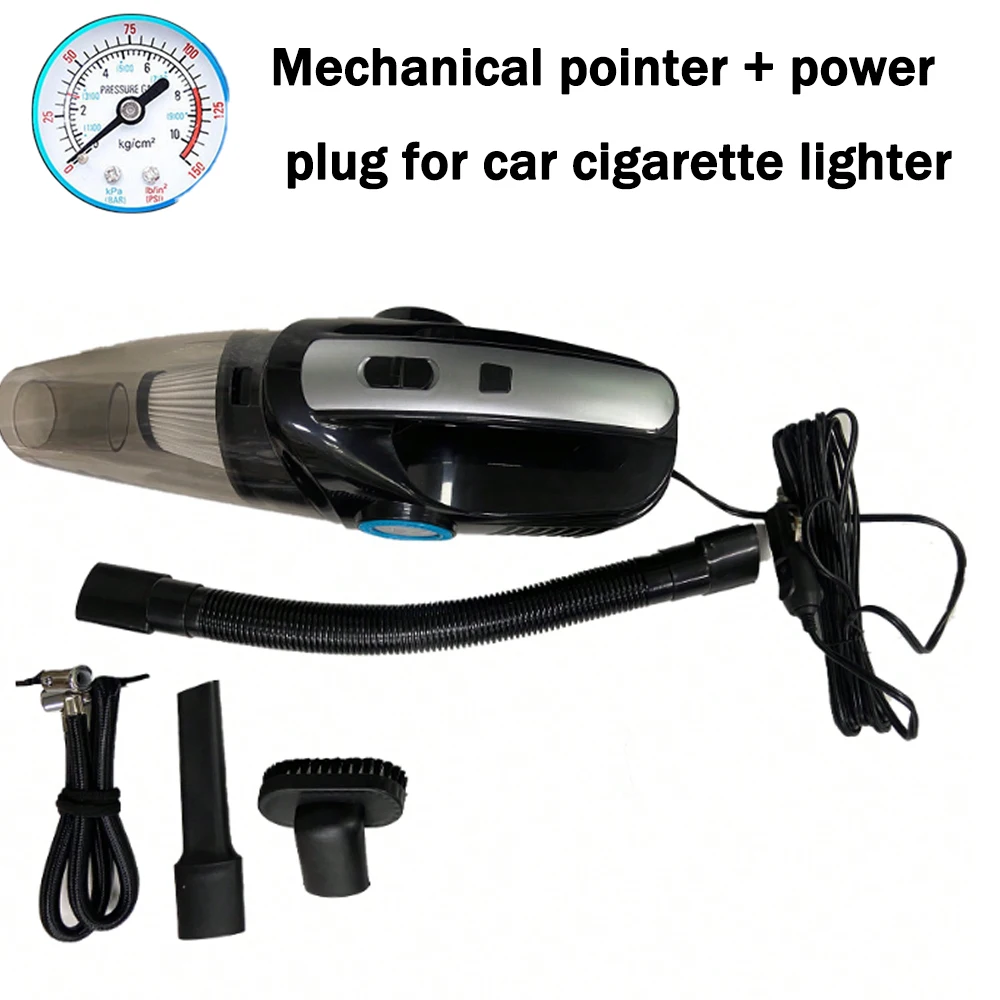thumbnail image 1 of Aspiradora de coche 4 en 1, compresor de aire inflador de neumáticos con pantalla electrónica y luz LED, aspiradora multifuncional recargable, 1 of 5