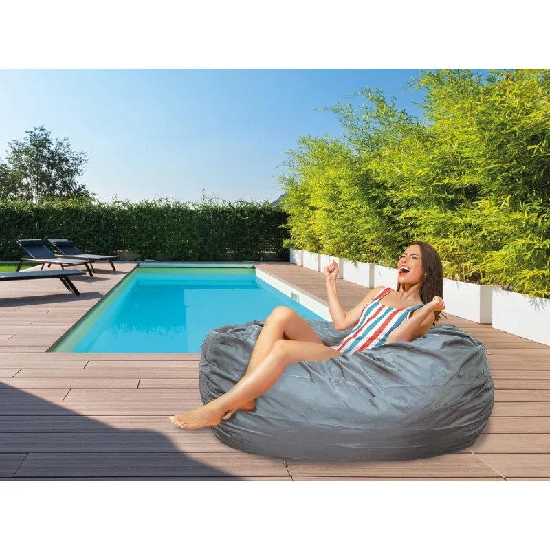 Outdoor/Indoor Bean Bag 7ft,-Repellent and Fading-Resistant, Comfortable Sack Chair for Patio, Backyard, Frontyard, Deck,