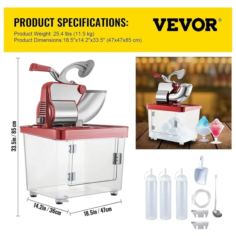 110V Commercial Ice Crusher 440LBS/H 2