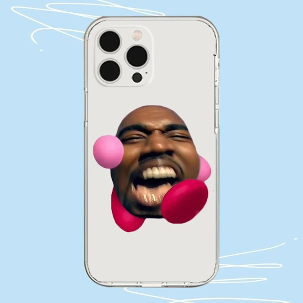 Kanye West YE Clear Soft TPU Phone Case - Humorous Design