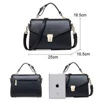 Leather mother bag messenger bag female 2024 new middle-aged and old cowhide soft shoulder bag 1
