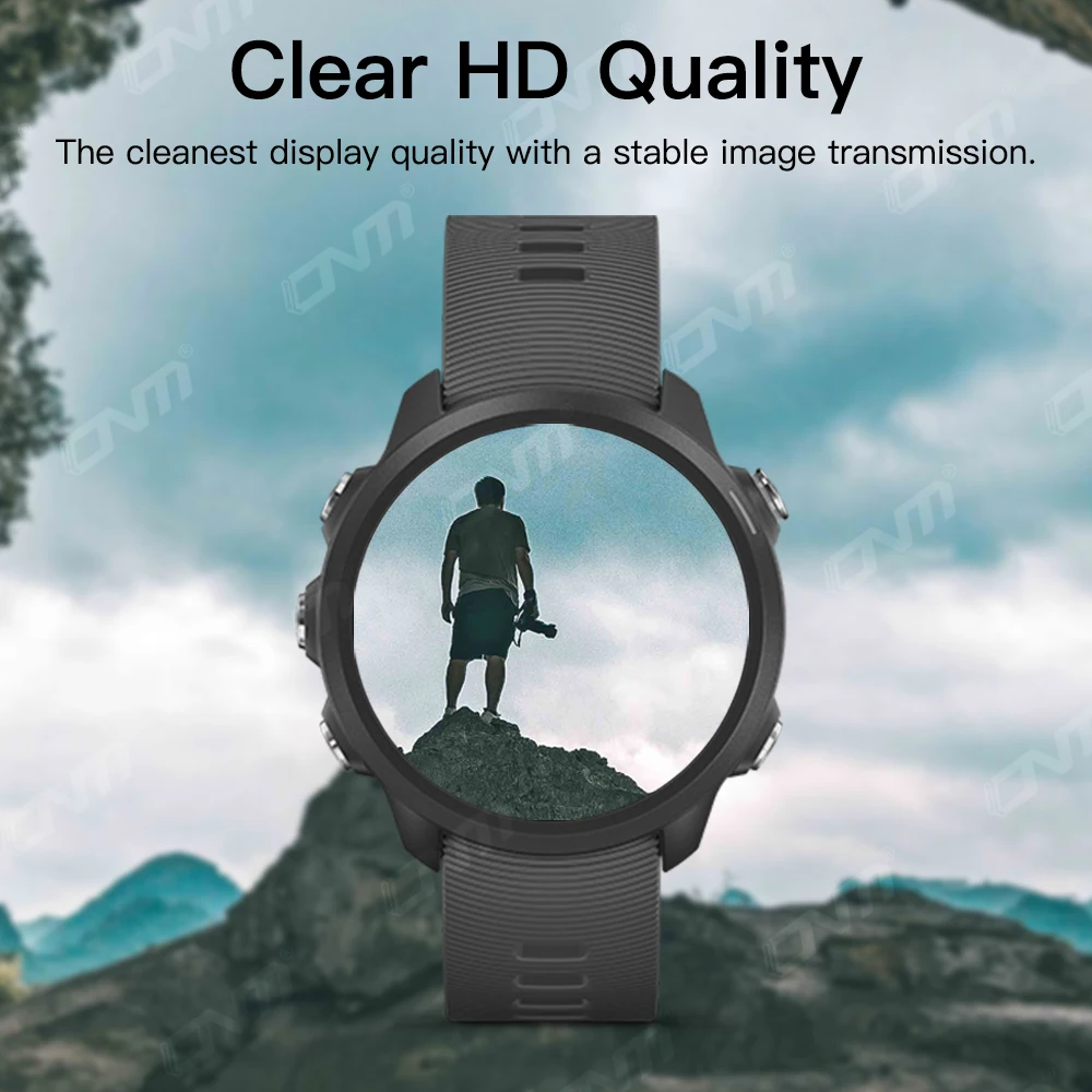 iDaPro [4Pcs Vetro Temperato per Garmin Fenix 7 / fenix 7 Sapphire Solar Pellicola Protettiva+[4Pcs] tappi antipolvere in silicone,Vetro temperato,Durezza 9H,Antigraffio,Antibolla,Antimpronta