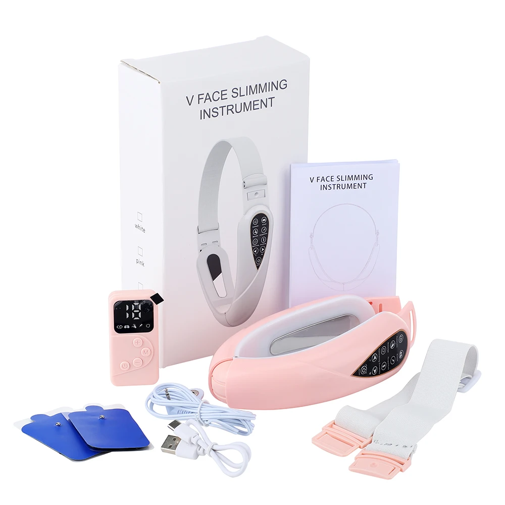 V Face Facial Machine Електричний V-Line Up Lift Belt Face Massage LED Face Skin Lifting Firming Beauty Device Reducer Double Chin