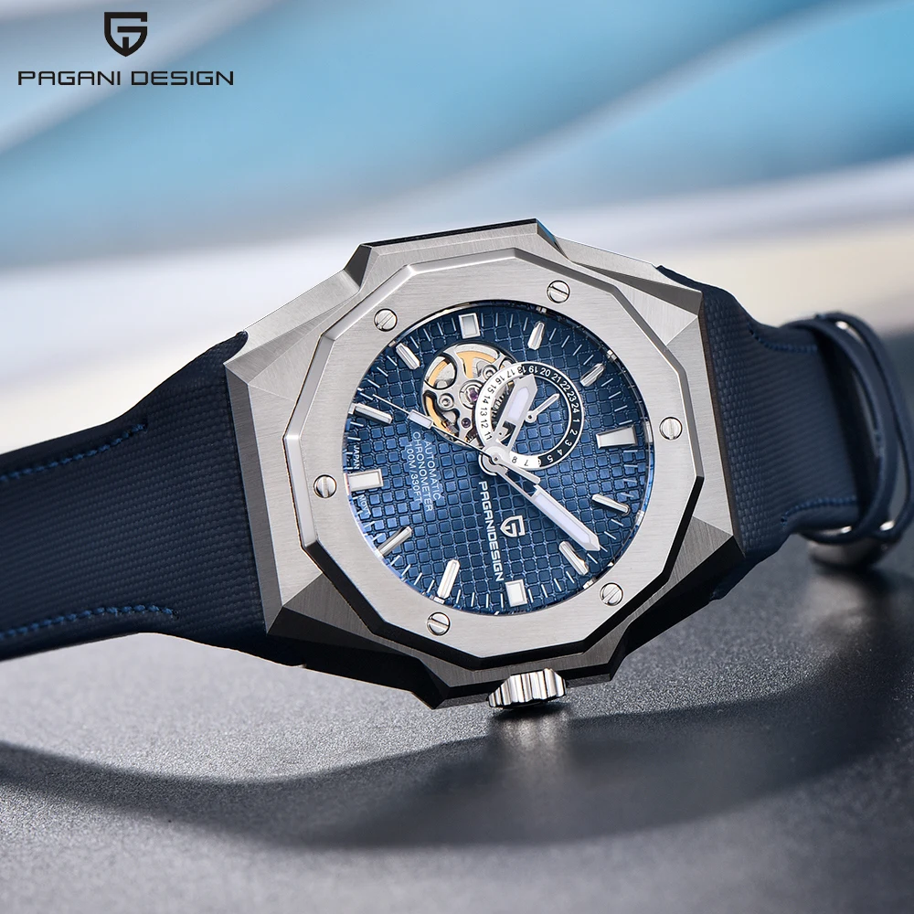 

2023 New PAGANI DESIGN Men's Automatic Watches 42MM Japan NH39 Mechanical Movement Sapphire Glass 100M Waterproof Wristwatch