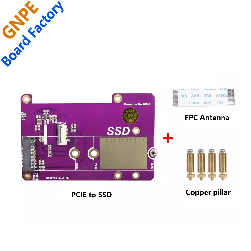 Raspberry pi Solid-state Drive Suporta Gen3 Pcie para M.2 Nvme Ssd - Imagem 2