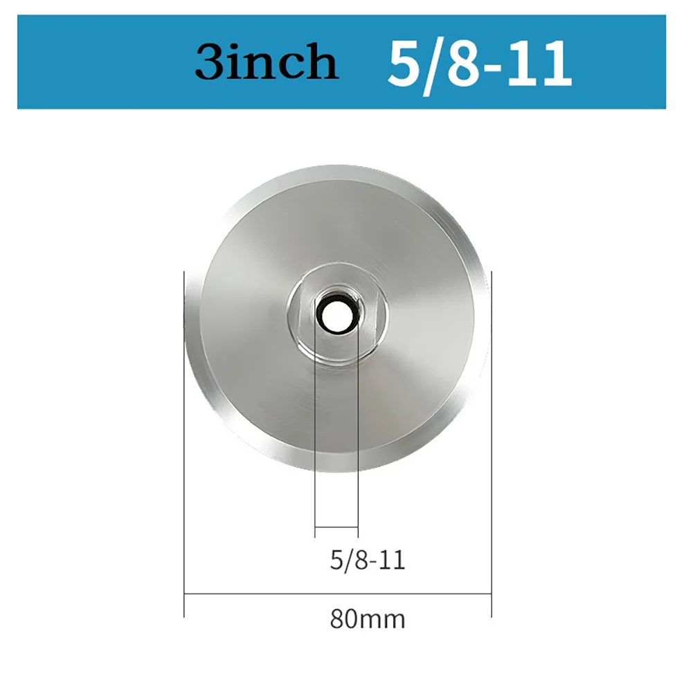 1 Pcs 4inch Thicken Backer Pad Diamond Polishing Aluminum Backing Holder M14 M10 M16 Polish Wheel Holder Pad Back Up Pad