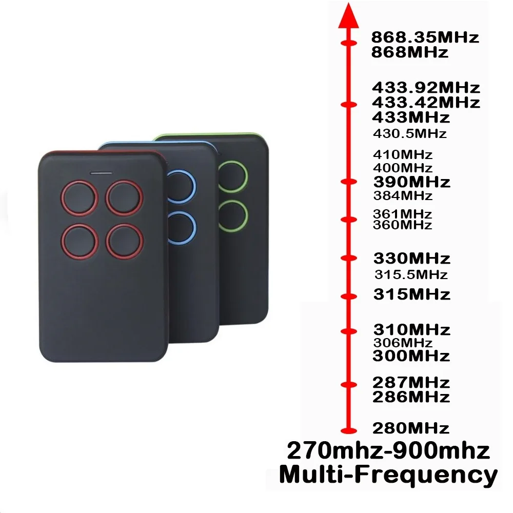 Universal Auto-Scan Clone 280mhz - 868mhz Multi Frequency brand rolling code garage door remote control duplicator Transmitter 5