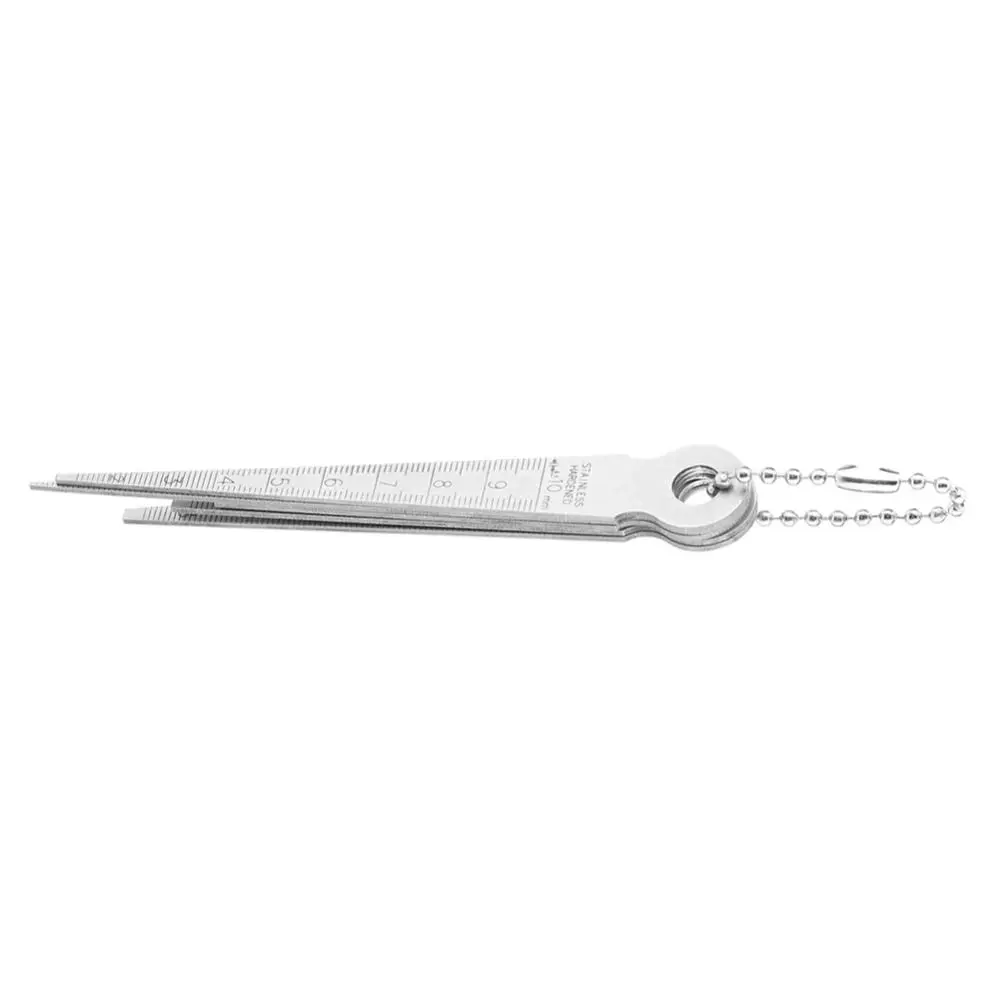 High Precision Taper Gauge Accurate Hole Inspection Welding Gauge Support Inch and Metric System Durable Depth Ruler