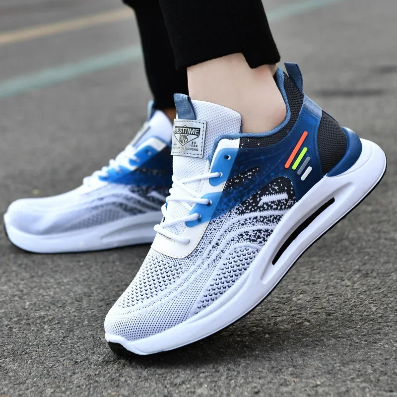 

2023 New Men's Shoes Mesh Breathable Thin Tide Brand Male Sneakers Comfortable Sports Blade Mens Running Shoes Zapatillas Hombre