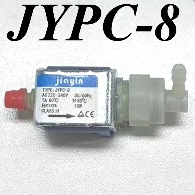 Jiayin ปั๊มแม่เหล็กไฟฟ้า JYPC-8 เครื่องชงกาแฟไอน้ํา ปั๊มดูดทั่วไป 220vsmall ปั๊มสั่นสะเทือน 1