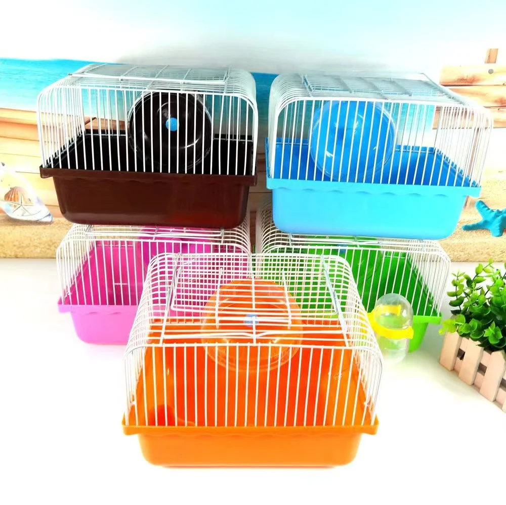 1/2 Storey Hamster Cage Pet Hamster Cage Luxury House Portable Mice Home Habitat Decoration Hamster Furniture Accessories