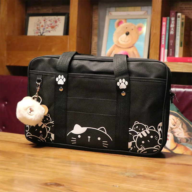 Bolsos De Hombro De Lona My Neighbor Totoro De Alta Calidad Color Negro