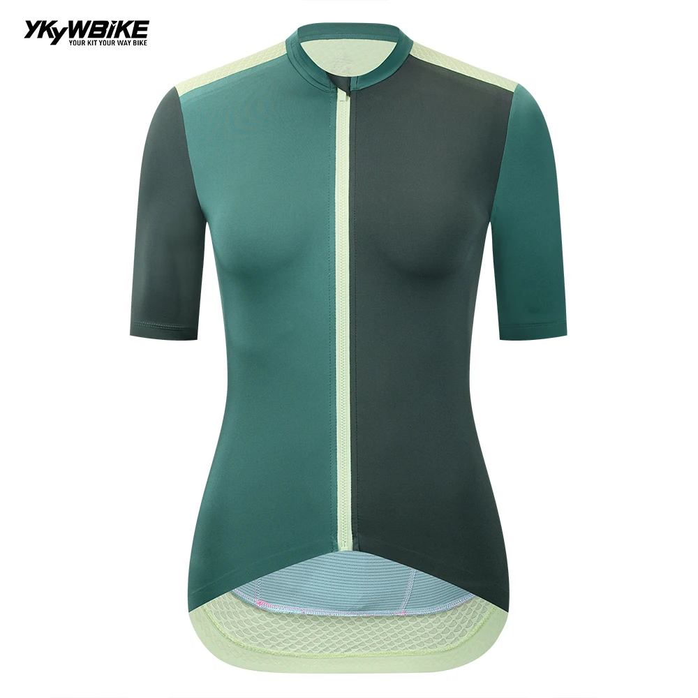 YKYWBIKE Women Cycling Jersey MTB Summer Maillot Bike Shirt Downhill Jersey Pro Team Short Sleeve Bicycle Clothing