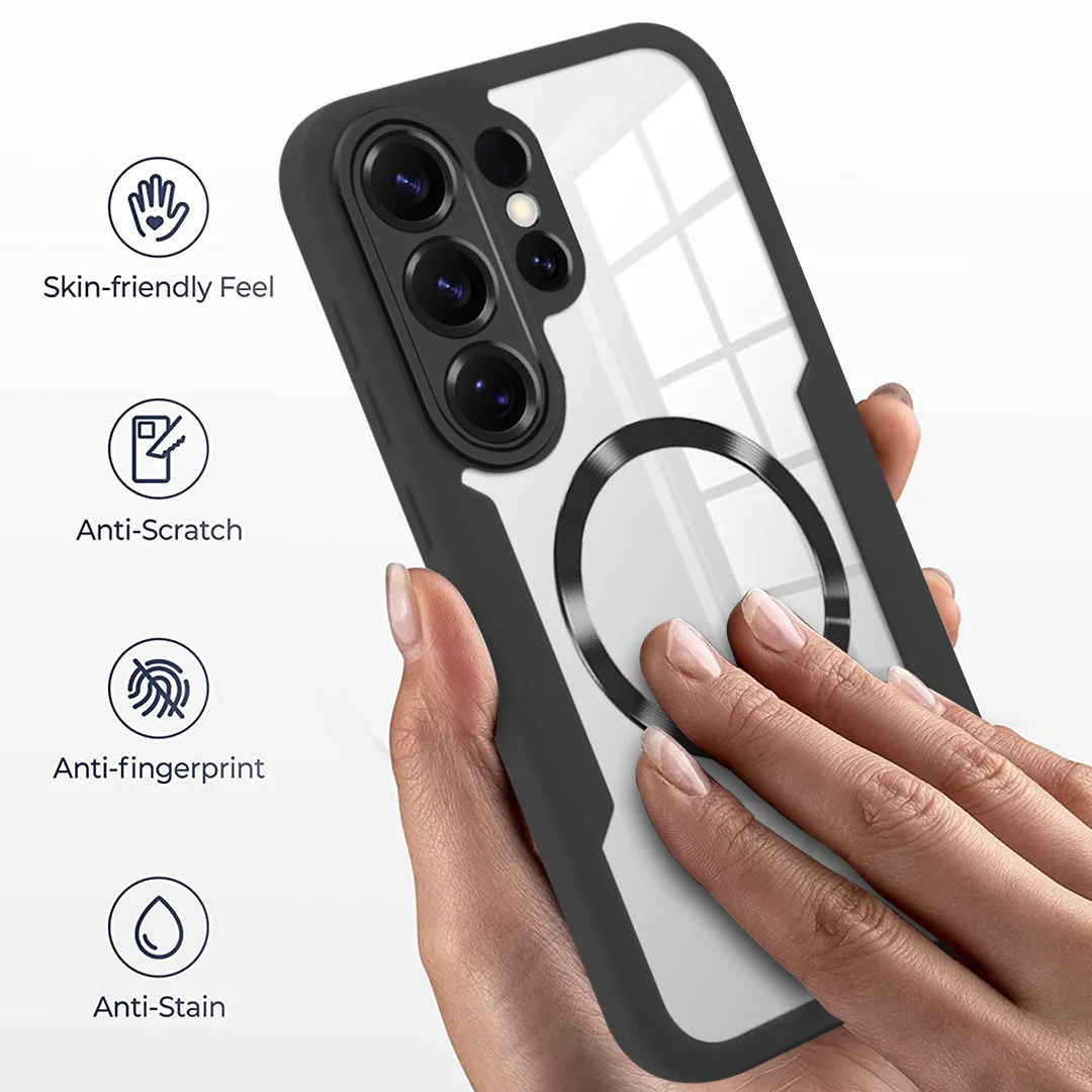 360° Full Body Shockproof Clear Case with Soft Bumper