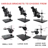 Simul-Focal Trinocular Microscope Zoom Stereo Microscope Magnification Continuous Zoom 7X - 45X For Phone PCB Repair Soldering 4