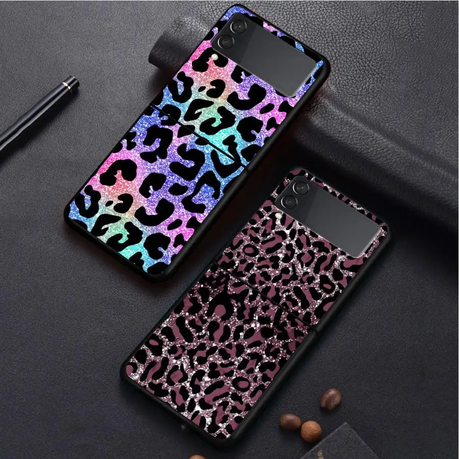 Colorful Leopard Print Hard Phone Case Cover