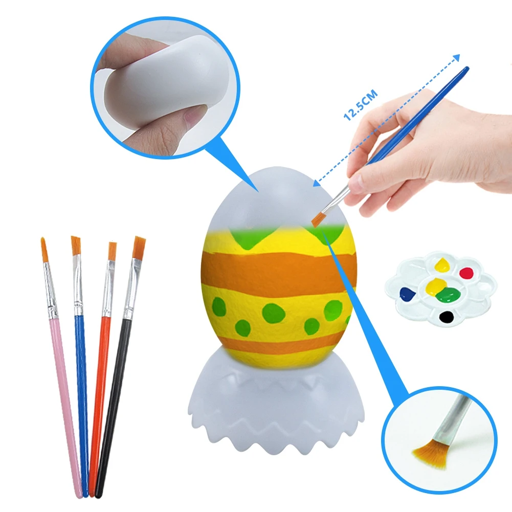 -1세트 DIY 공룡알 그림 그리기 DIY 미술 공예 창의력 개발 어린이 장난감 DIY 모델 어린이 선물