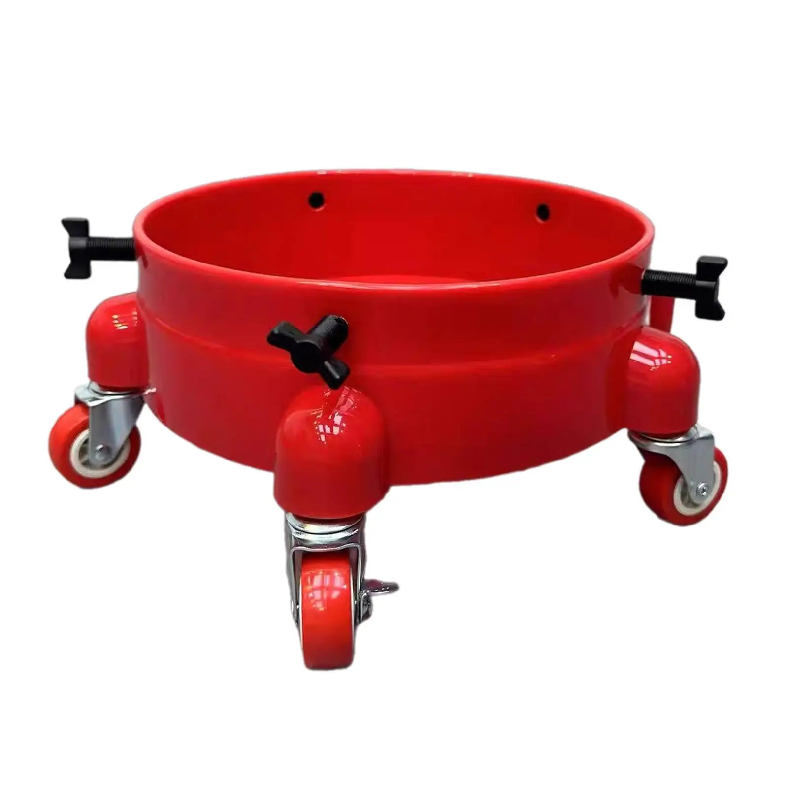 Car Wash Bucket Dolly Convenient Rolling Bucket Dolly Round for Car Washing Building Workers Painting Assistance Cleaners