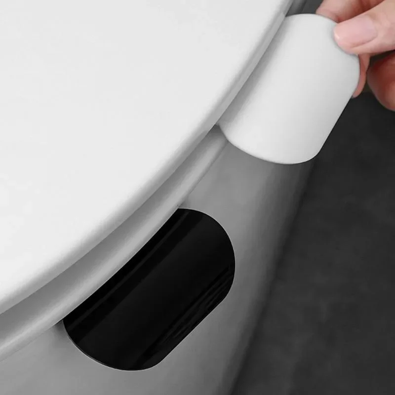 4Pcs Toilet Lid Lifter Seat Handle Holder Seat Ring Flapper Bathroom Sanitary
