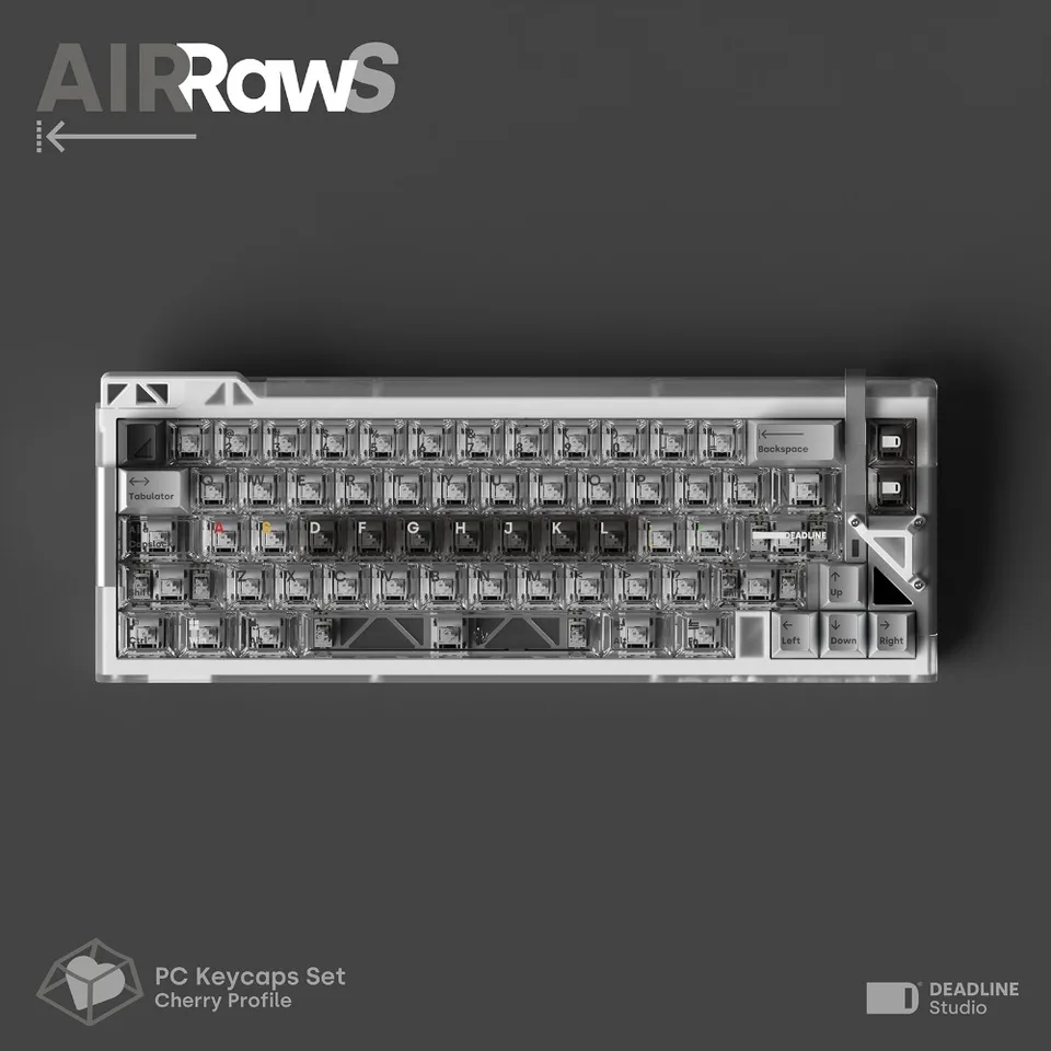 DEADLINE AirRawS Theme Keycap Set 136keys PC Translucent Custom