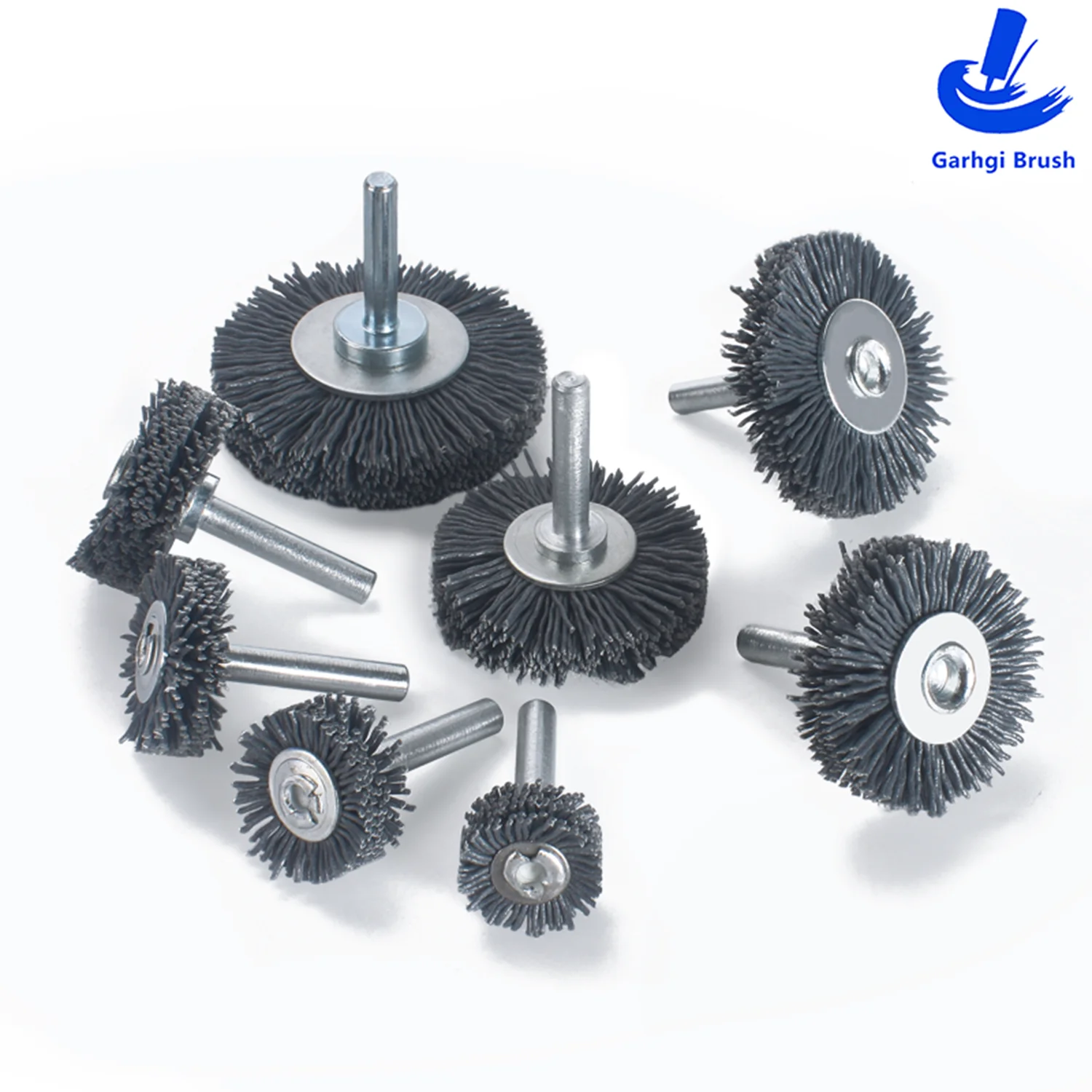 320Grit Nylon Draht Rad Pinsel Polieren Farbe Streifen Skala Rost Reinigung Weichere Metalle Aluminium Bohrer CNC Maschine Werkzeug Zubehör – Detail 18