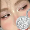 Monochrome Pearlescent Highlighter Powder Palette Diamond Glitter Brighten Face Contour Long Lasting Shimmer High Gloss Powder 1